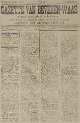 Gazette van Beveren-Waas 16/03/1890