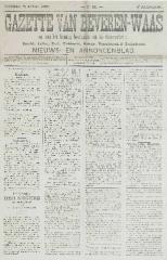 Gazette van Beveren-Waas 17/04/1887