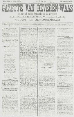 Gazette van Beveren-Waas 11/05/1902