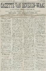 Gazette van Beveren-Waas 24/01/1892