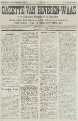 Gazette van Beveren-Waas 10/11/1889