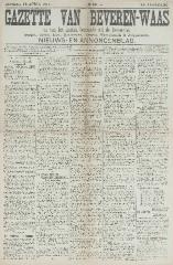 Gazette van Beveren-Waas 16/04/1911