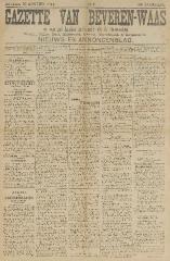 Gazette van Beveren-Waas 20/08/1911