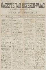 Gazette van Beveren-Waas 15/06/1890