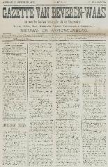 Gazette van Beveren-Waas 11/10/1891