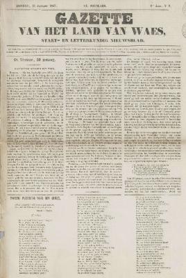 Gazette van het Land van Waes 31/01/1847