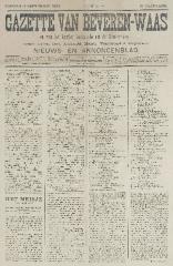 Gazette van Beveren-Waas 11/09/1892