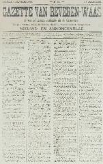 Gazette van Beveren-Waas 07/01/1900