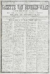 Gazette van Beveren-Waas 26/07/1903