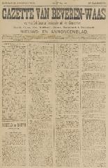 Gazette van Beveren-Waas 20/01/1895