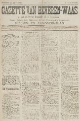 Gazette van Beveren-Waas 22/06/1890