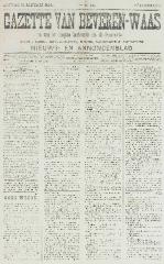 Gazette van Beveren-Waas 21/01/1900