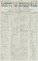 Gazette van Beveren-Waas 25/03/1900