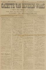 Gazette van Beveren-Waas 16/02/1896