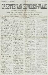 Gazette van Beveren-Waas 03/03/1889