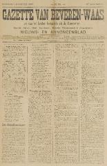 Gazette van Beveren-Waas 03/01/1897