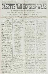 Gazette van Beveren-Waas 17/02/1889