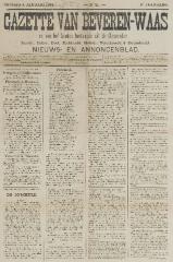 Gazette van Beveren-Waas 04/01/1891