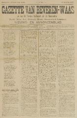 Gazette van Beveren-Waas 06/02/1898