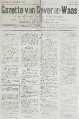 Gazette van Beveren-Waas 18/10/1885