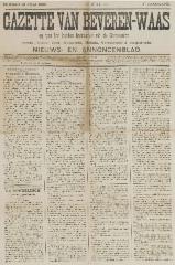 Gazette van Beveren-Waas 13/07/1890