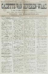 Gazette van Beveren-Waas 20/02/1887