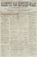 Gazette van Beveren-Waas 21/02/1892