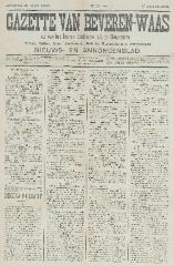 Gazette van Beveren-Waas 24/07/1892