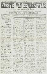 Gazette van Beveren-Waas 19/01/1902