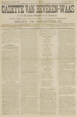 Gazette van Beveren-Waas 11/07/1897