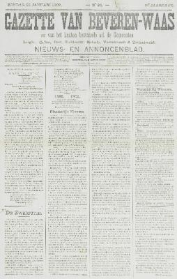 Gazette van Beveren-Waas 26/01/1902