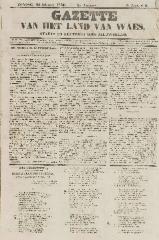 Gazette van het Land van Waes 22/02/1846