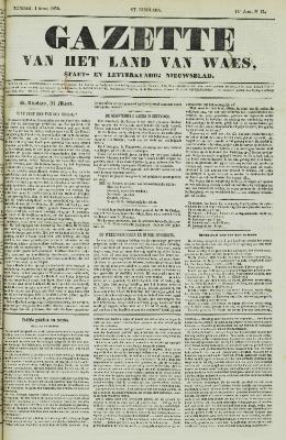 Gazette van het Land van Waes 01/04/1855