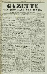 Gazette van het Land van Waes 25/02/1855