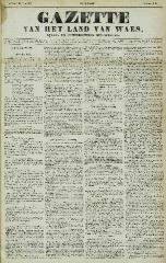 Gazette van het Land van Waes 30/03/1856