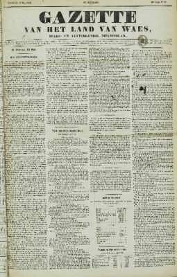 Gazette van het Land van Waes 11/05/1856