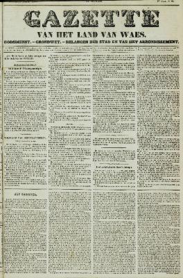 Gazette van het Land van Waes 08/08/1858