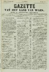 Gazette van het Land van Waes 23/01/1853