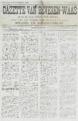 Gazette van Beveren-Waas 26/09/1886