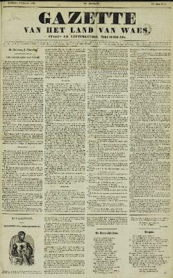 Gazette van het Land van Waes 03/02/1856