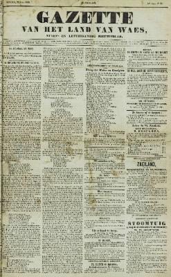 Gazette van het Land van Waes 22/06/1856