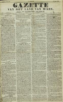 Gazette van het Land van Waes 05/07/1857