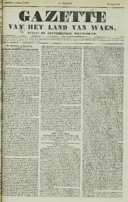 Gazette van het Land van Waes 04/02/1855