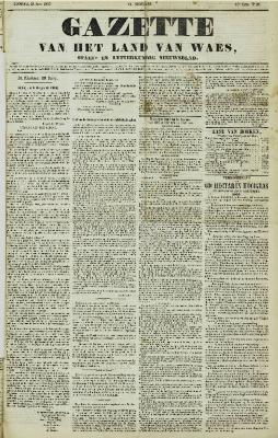 Gazette van het Land van Waes 21/06/1857