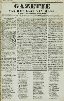 Gazette van het Land van Waes 10/08/1856