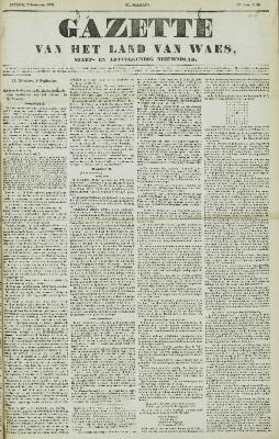 Gazette van het Land van Waes 07/09/1856