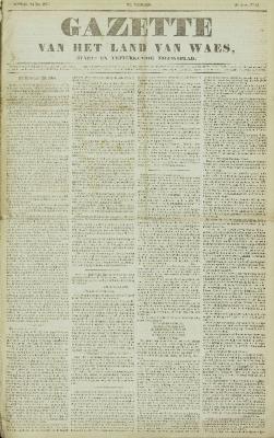 Gazette van het Land van Waes 24/05/1857