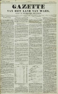 Gazette van het Land van Waes 10/05/1857