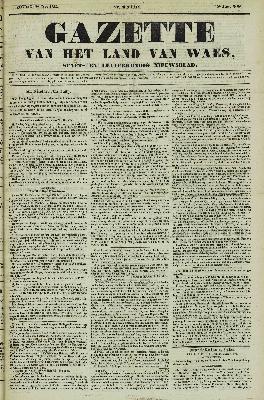 Gazette van het Land van Waes 26/06/1853