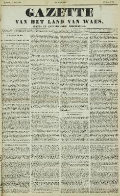 Gazette van het Land van Waes 19/07/1857